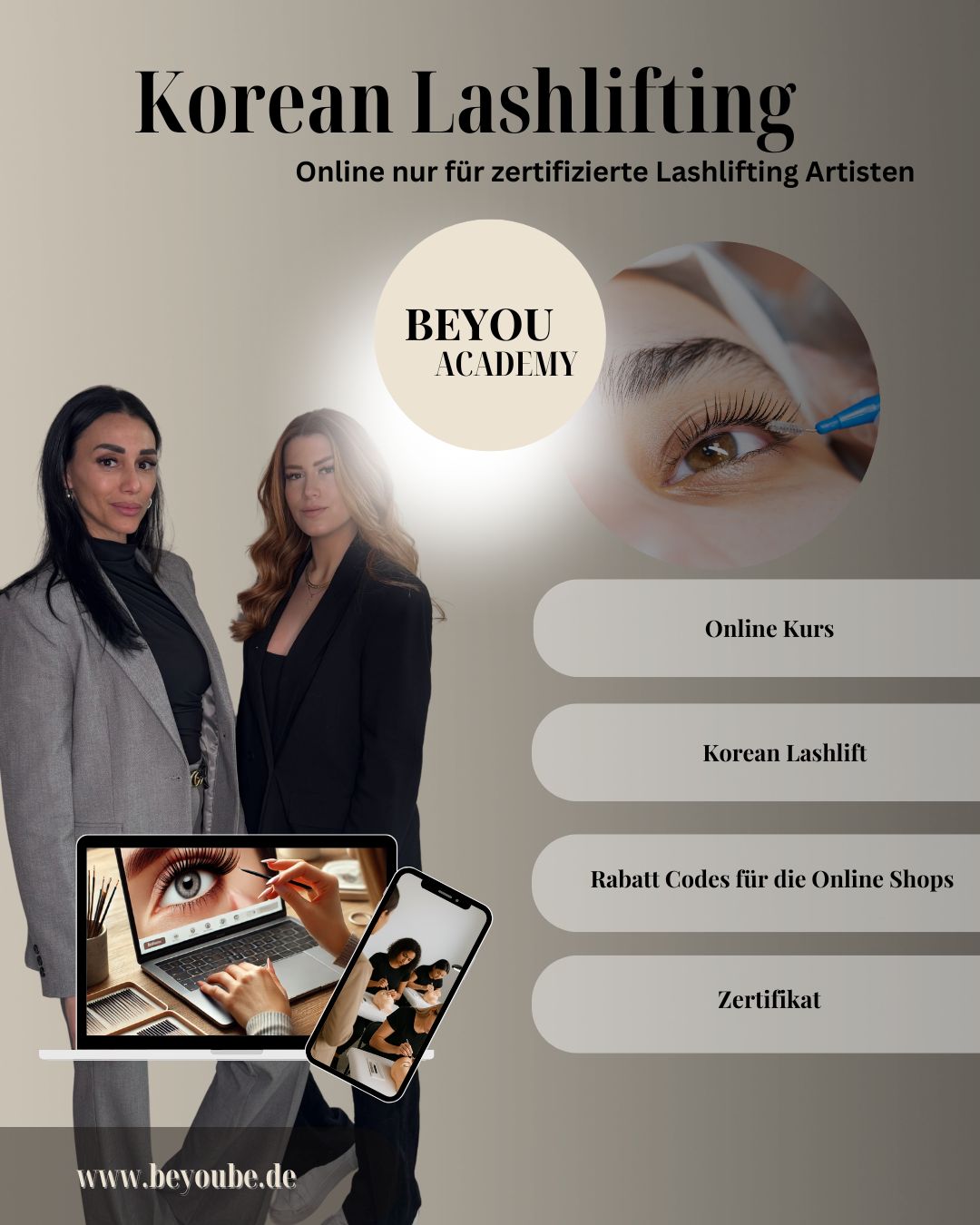Korean Lashlift Online Schulung